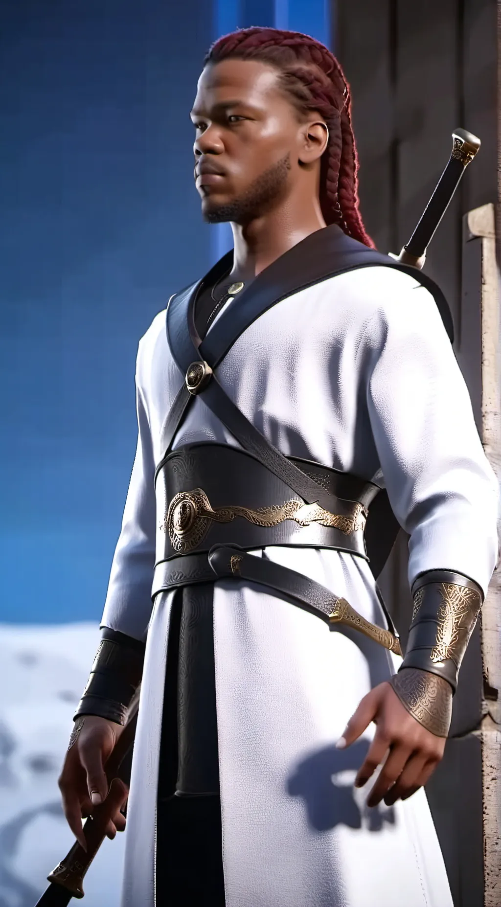 ai character: Braiden background