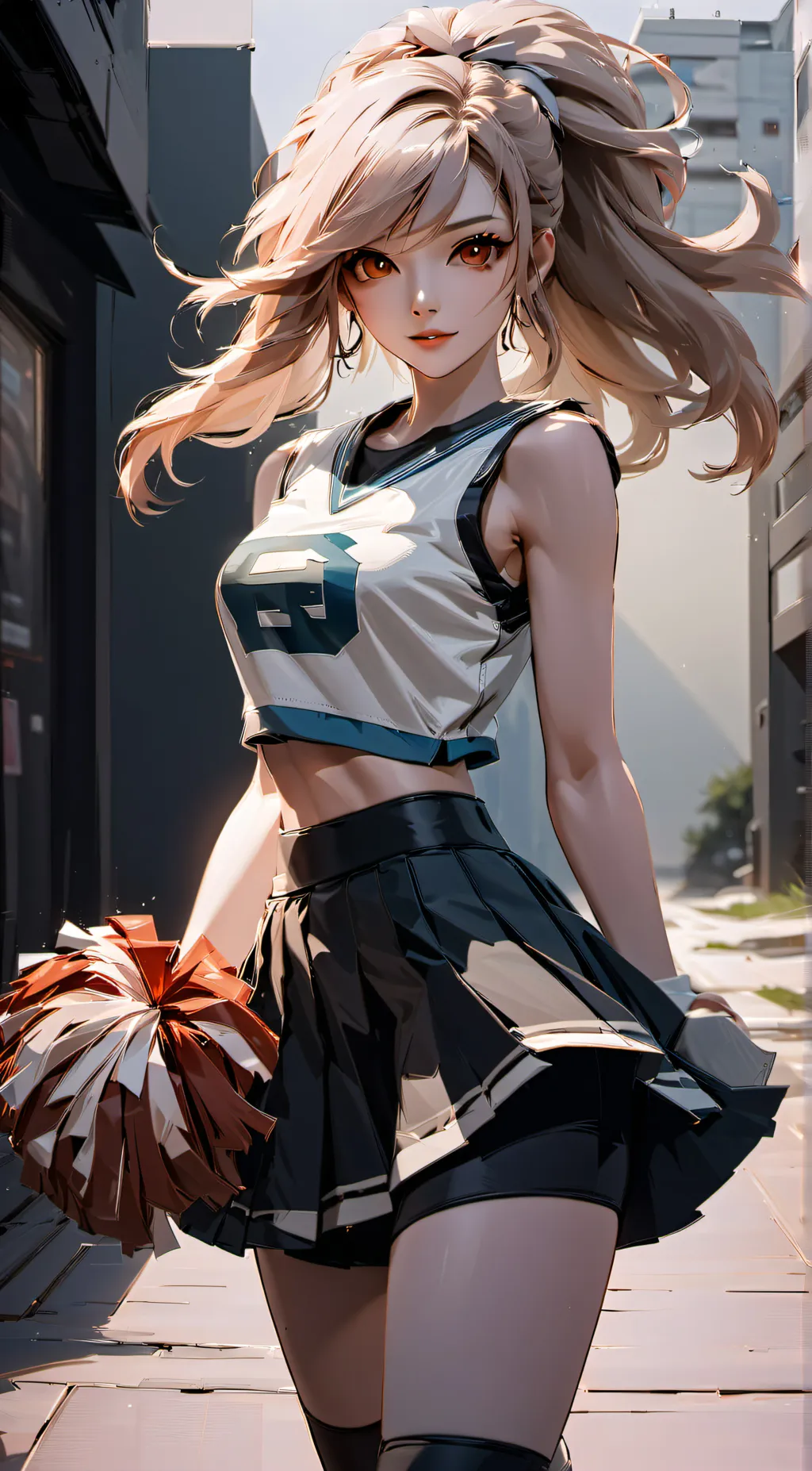 ai character: Ashley background