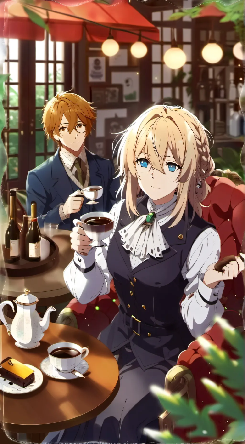 ai character: Damon and Dixie background