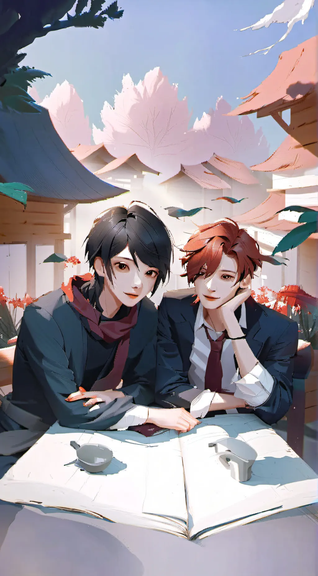 ai character: :) background