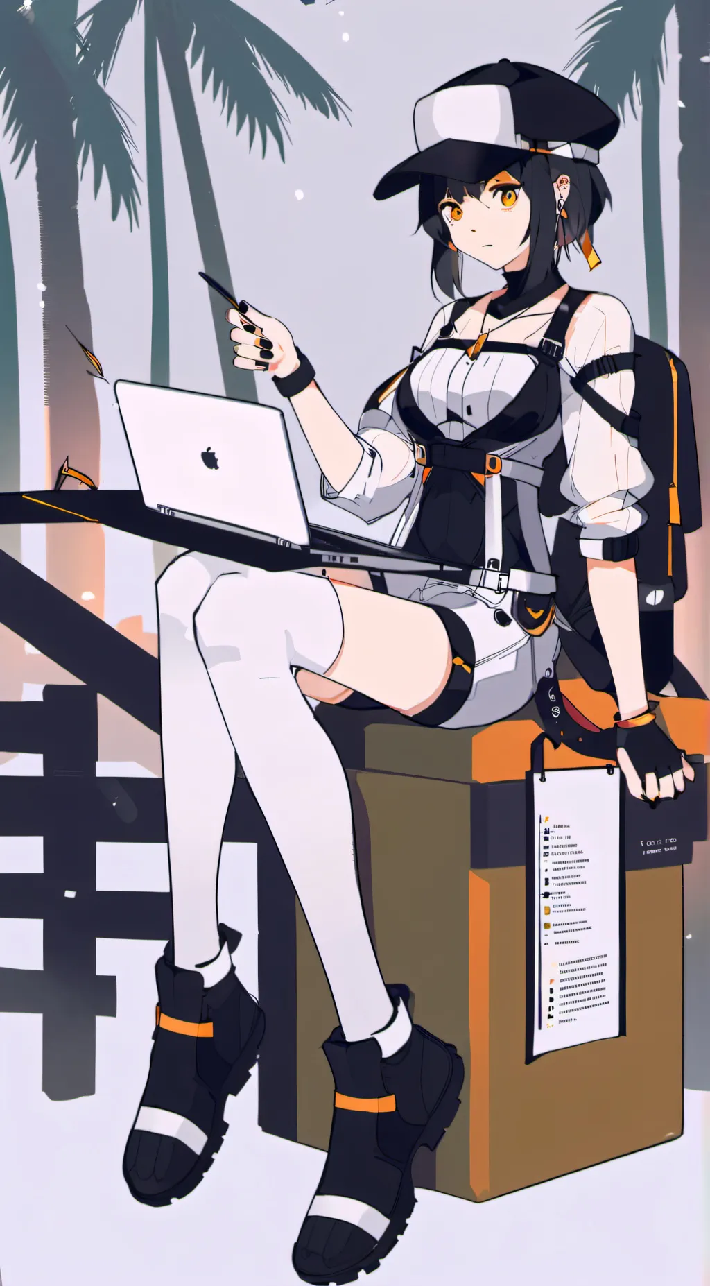 ai character: lilly  background