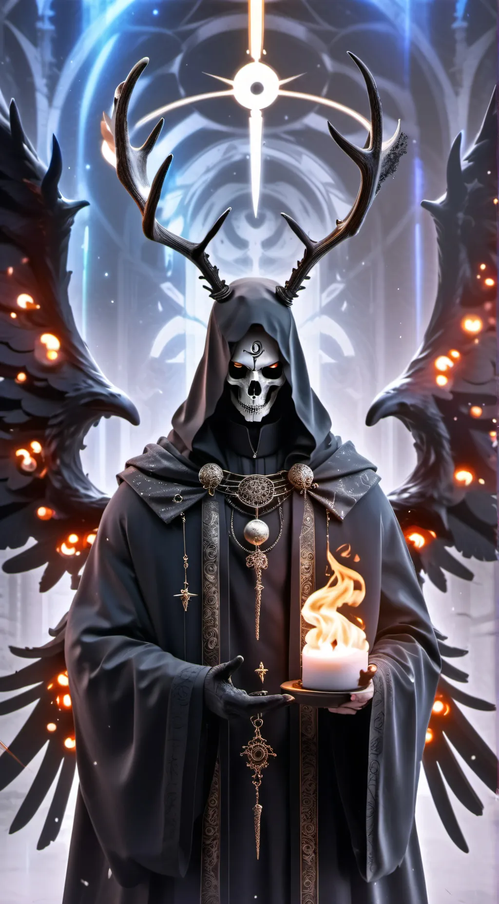 ai character: king of hell background