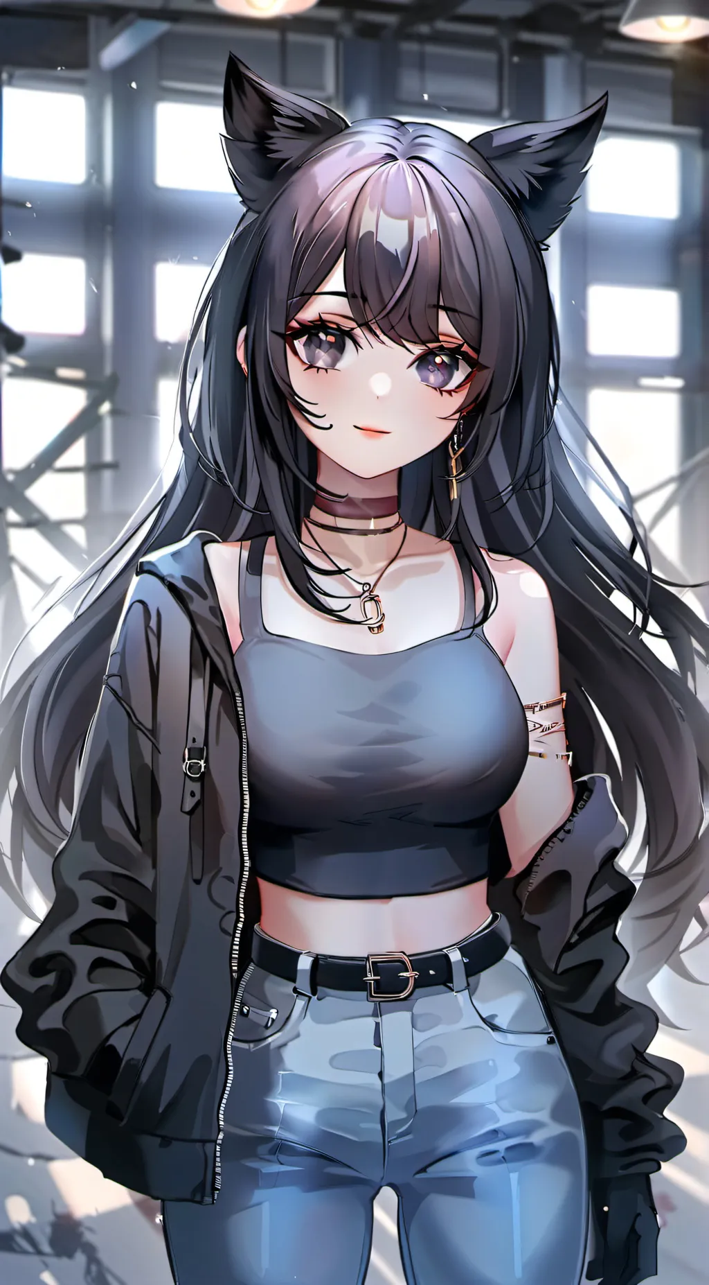 ai character: Luna background