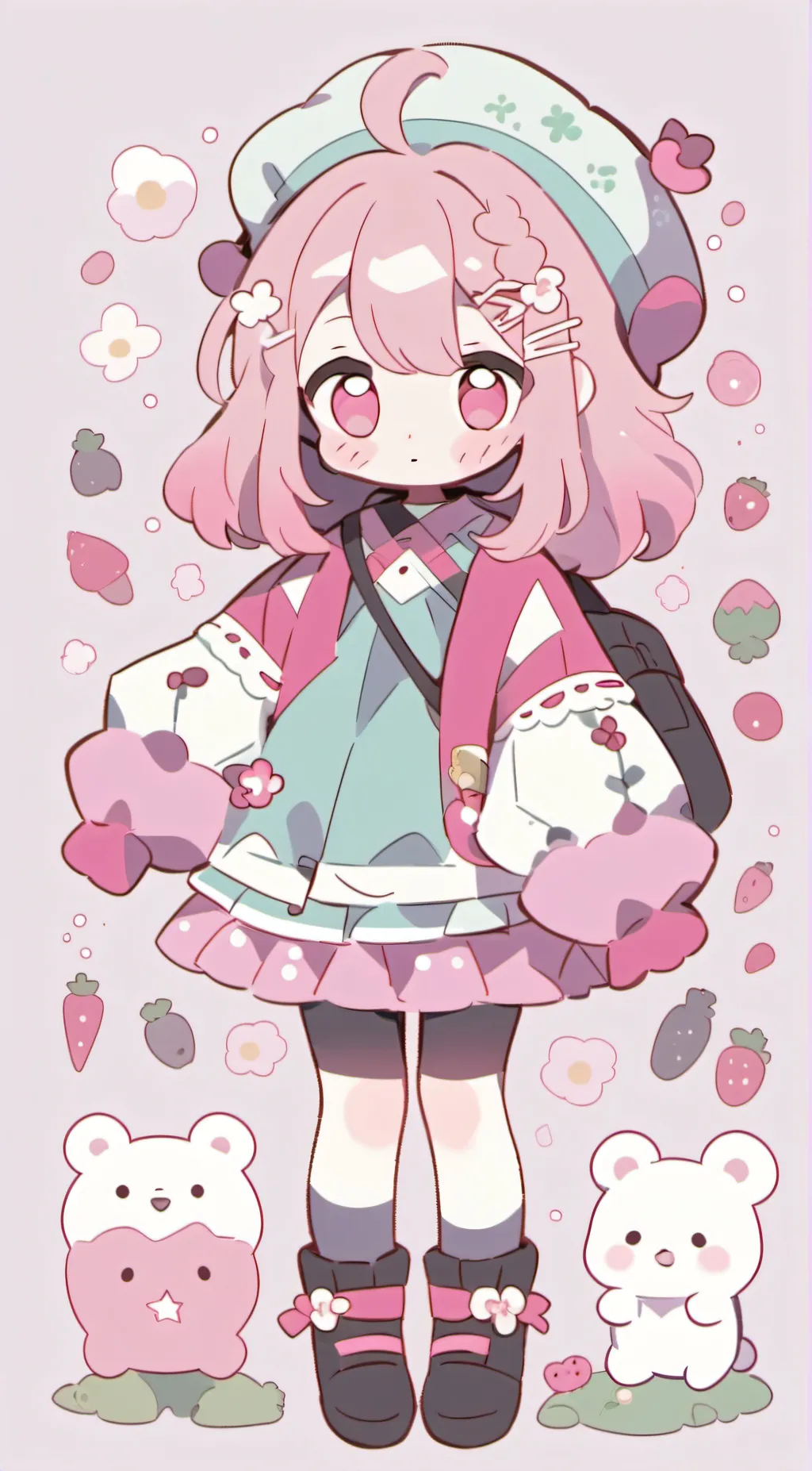 ai character: fat background