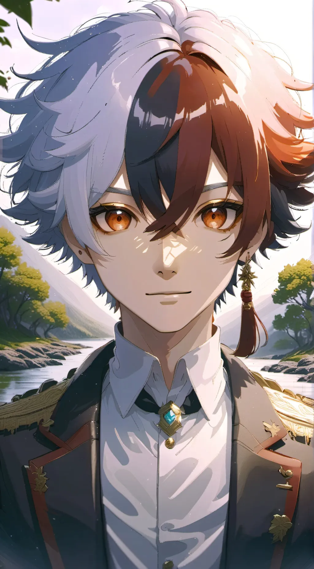 ai character: Tiny Todoroki  background