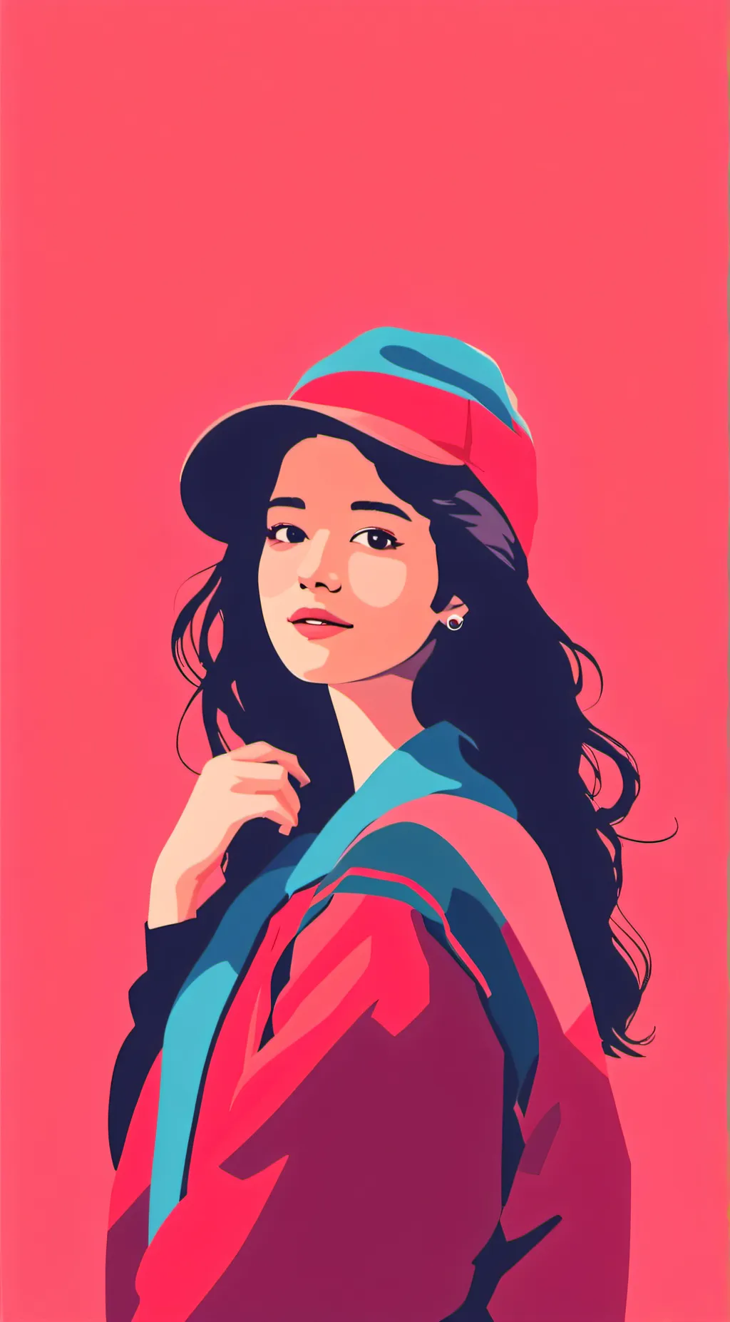 ai character: Zoe  background