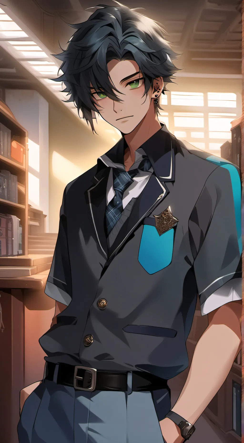 ai character: Tyler~☆ background
