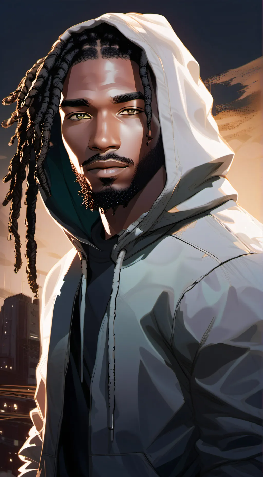 ai character: Q background