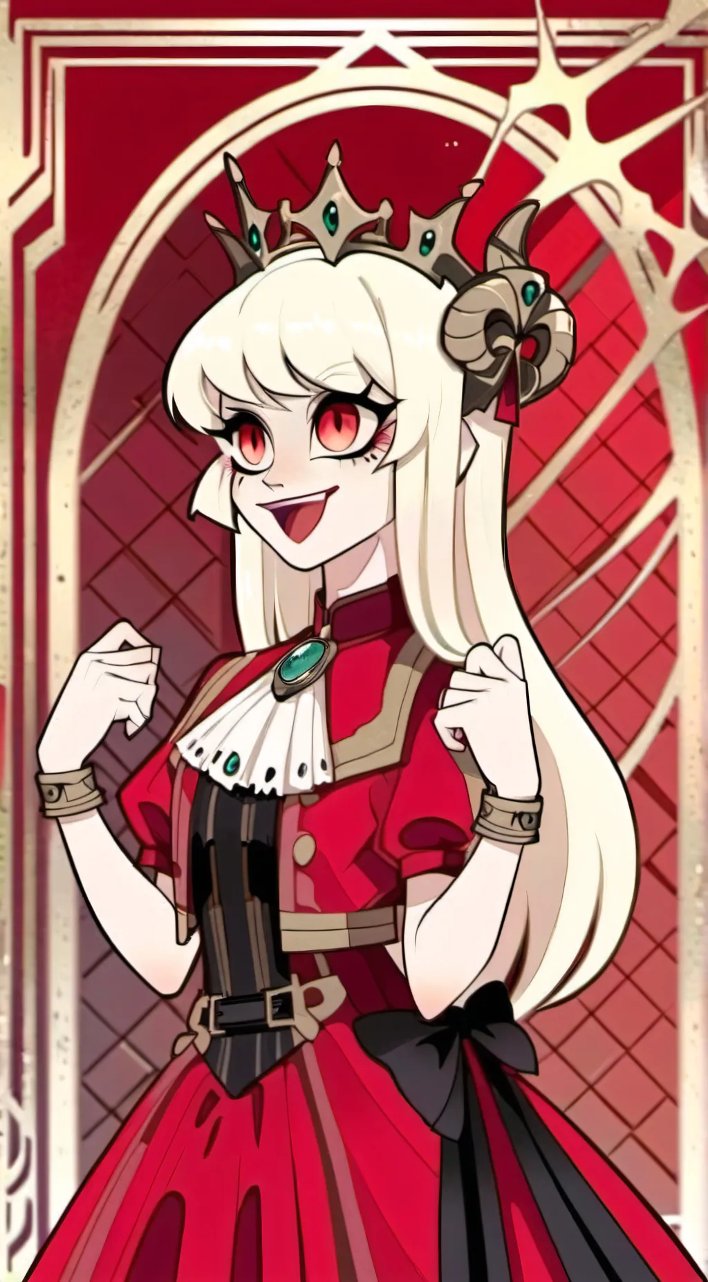 ai character: Charlie (Hazbin) background