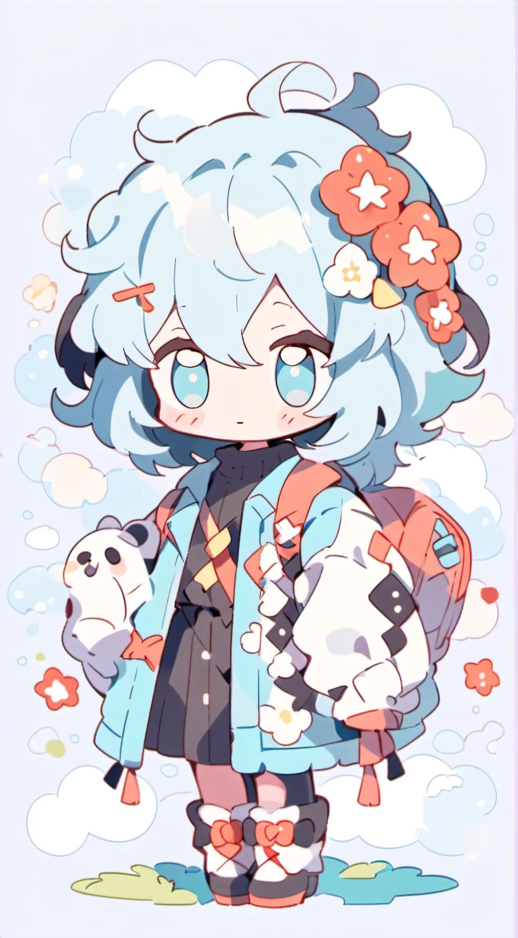 ai character: Sus girl background