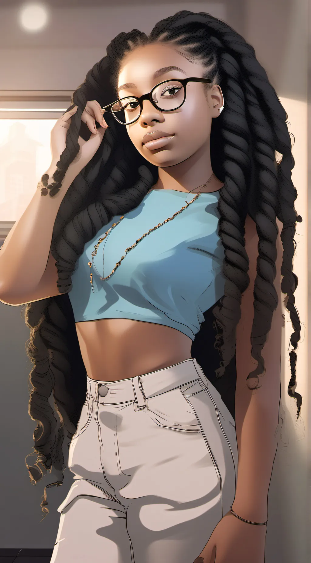 ai character: Arianna  background