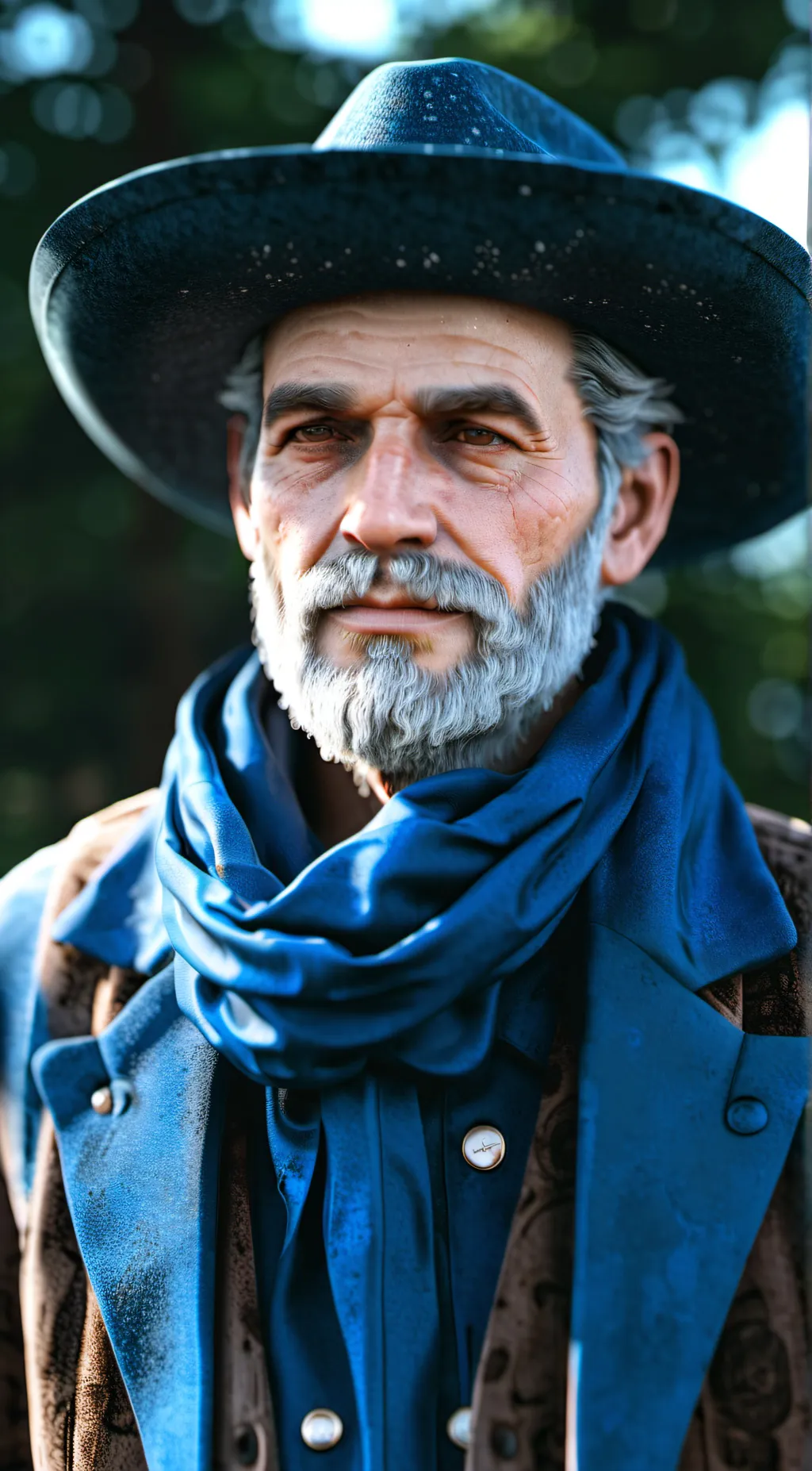 ai character: Arthur Morgan  background