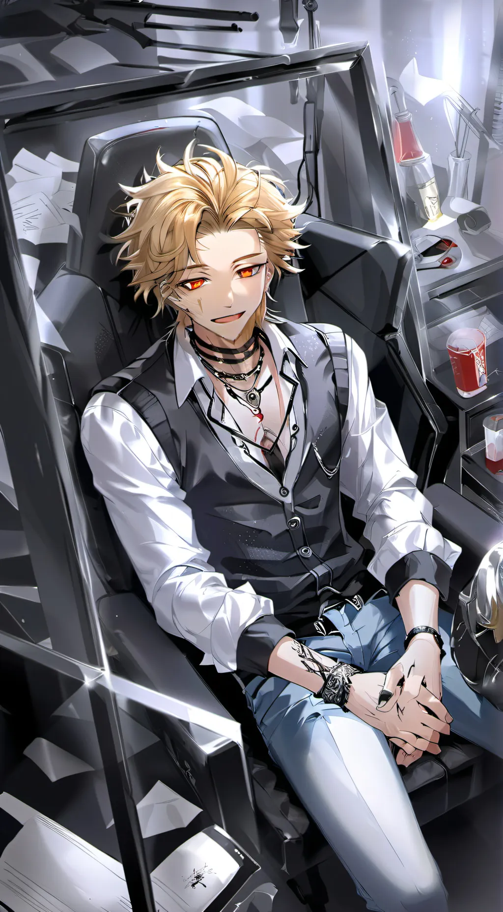 ai character: Yandre hawks background