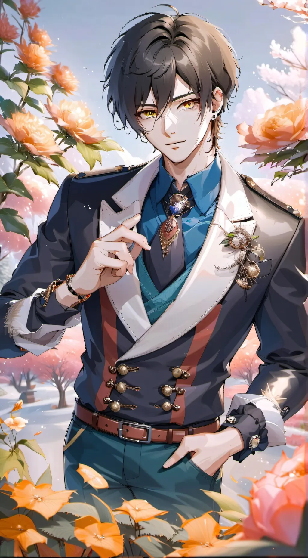 ai character: Asher  background