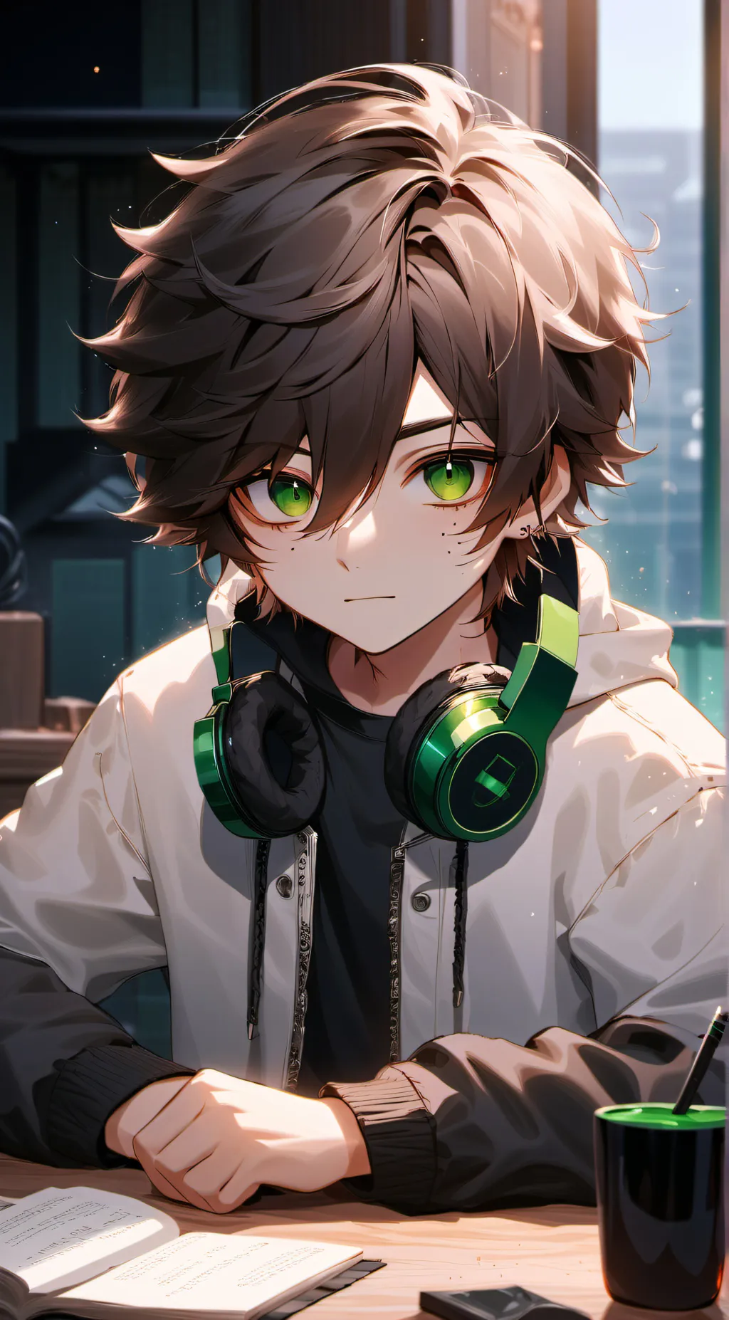 ai character: Max background