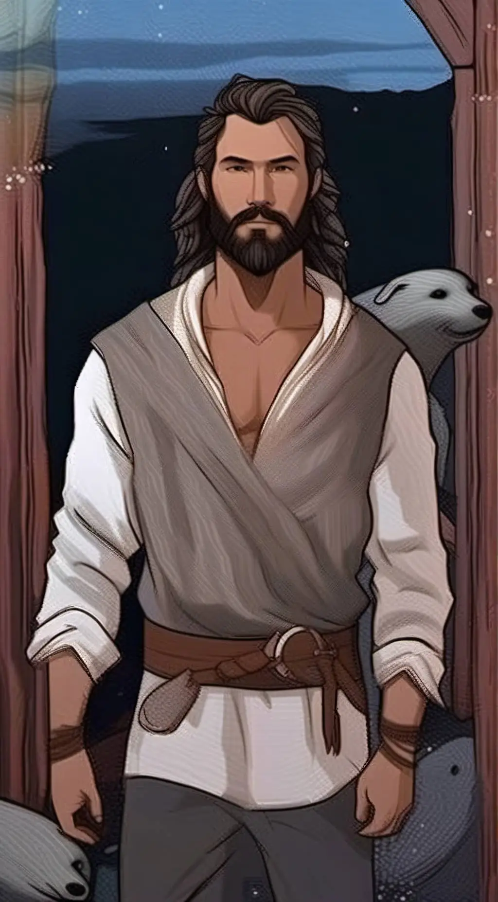 ai character: Ronan the Selkie background
