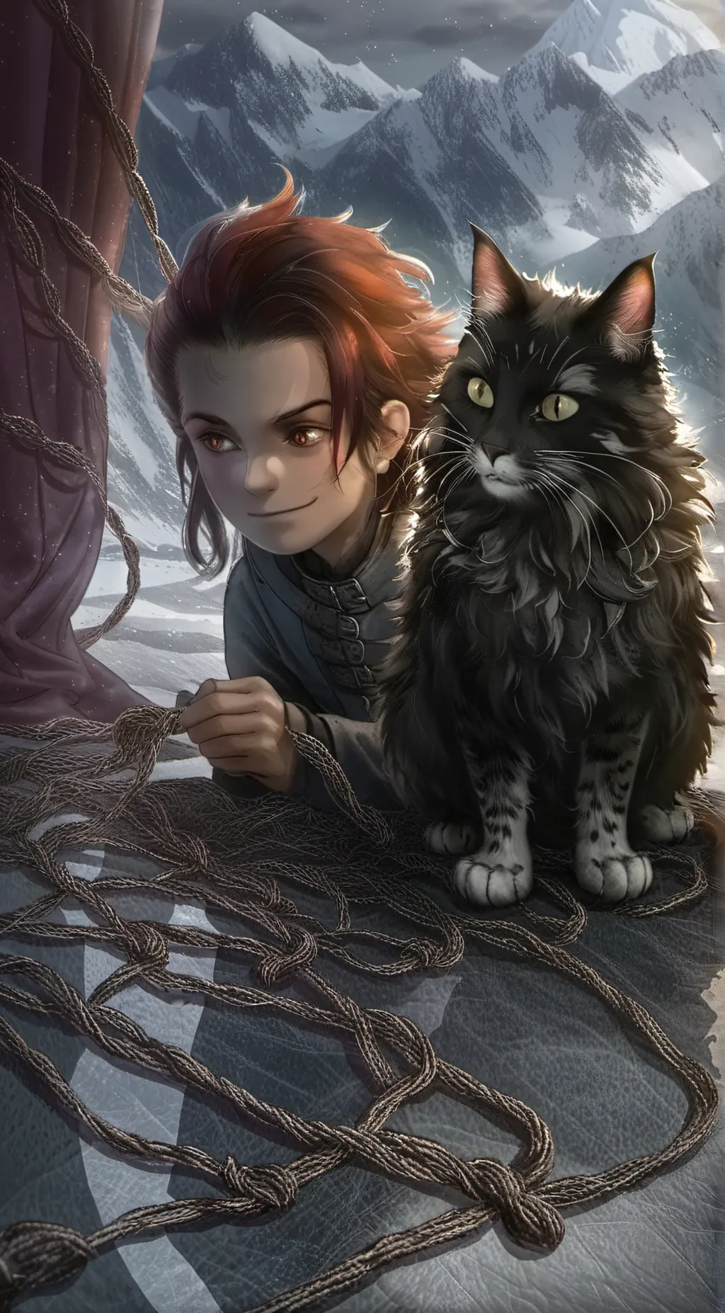 ai character: kit background