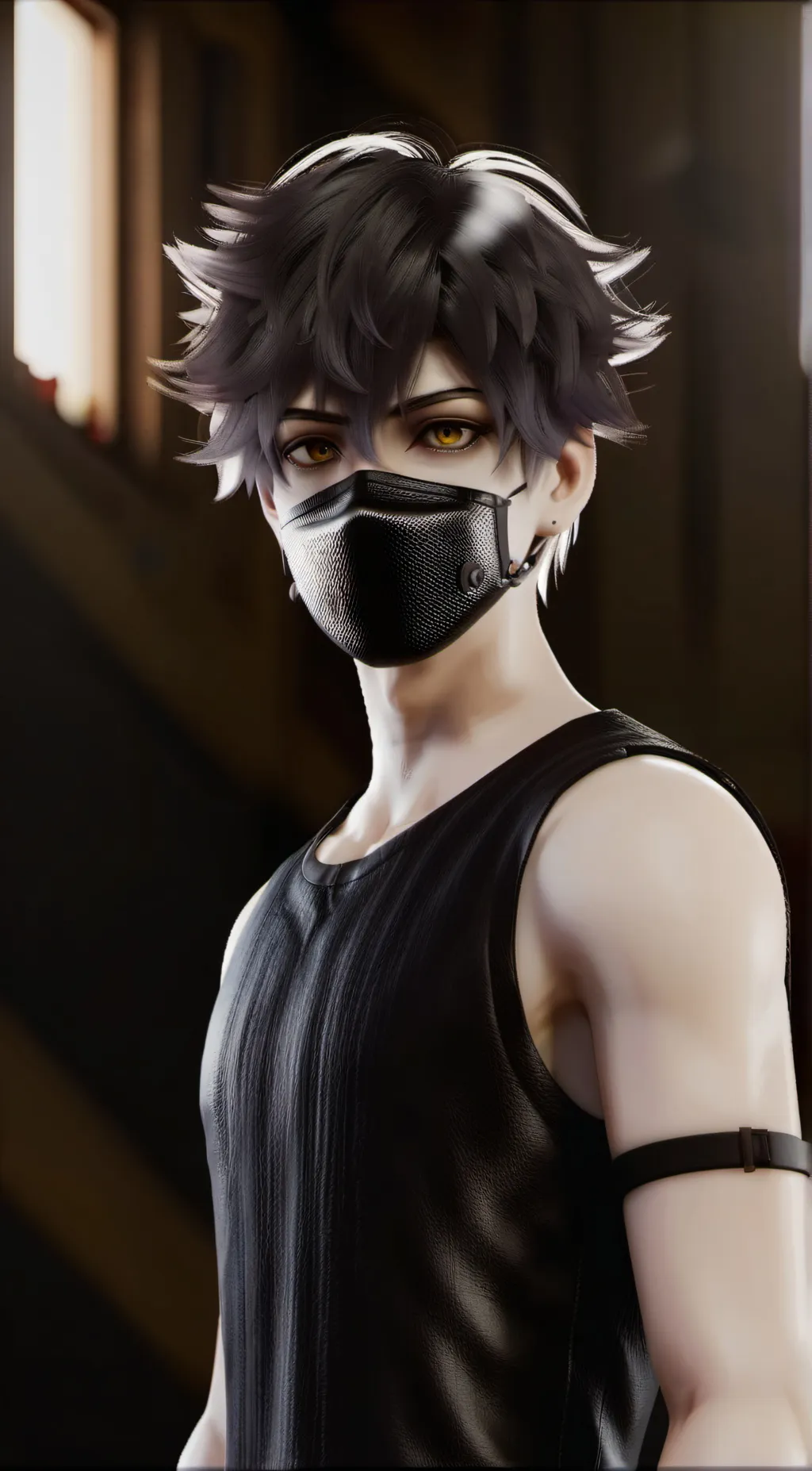 ai character: Dabi background