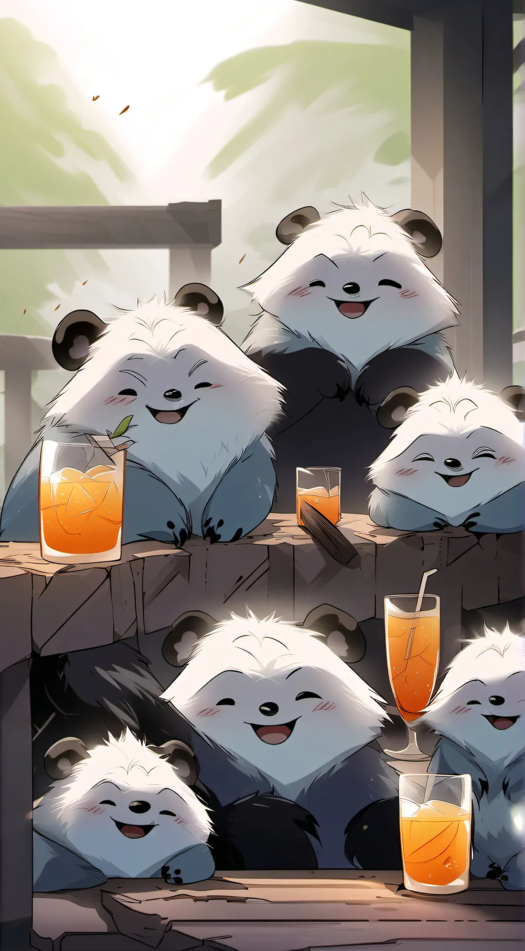 ai character: Smiling Critters! background
