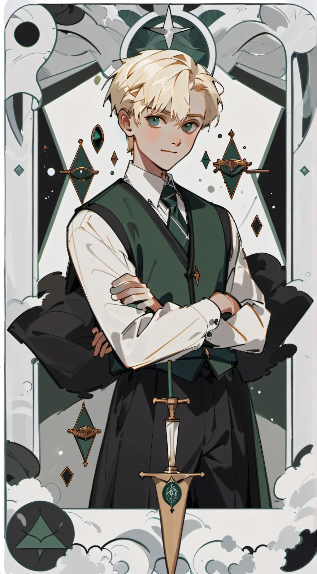ai character: draco malfoy background