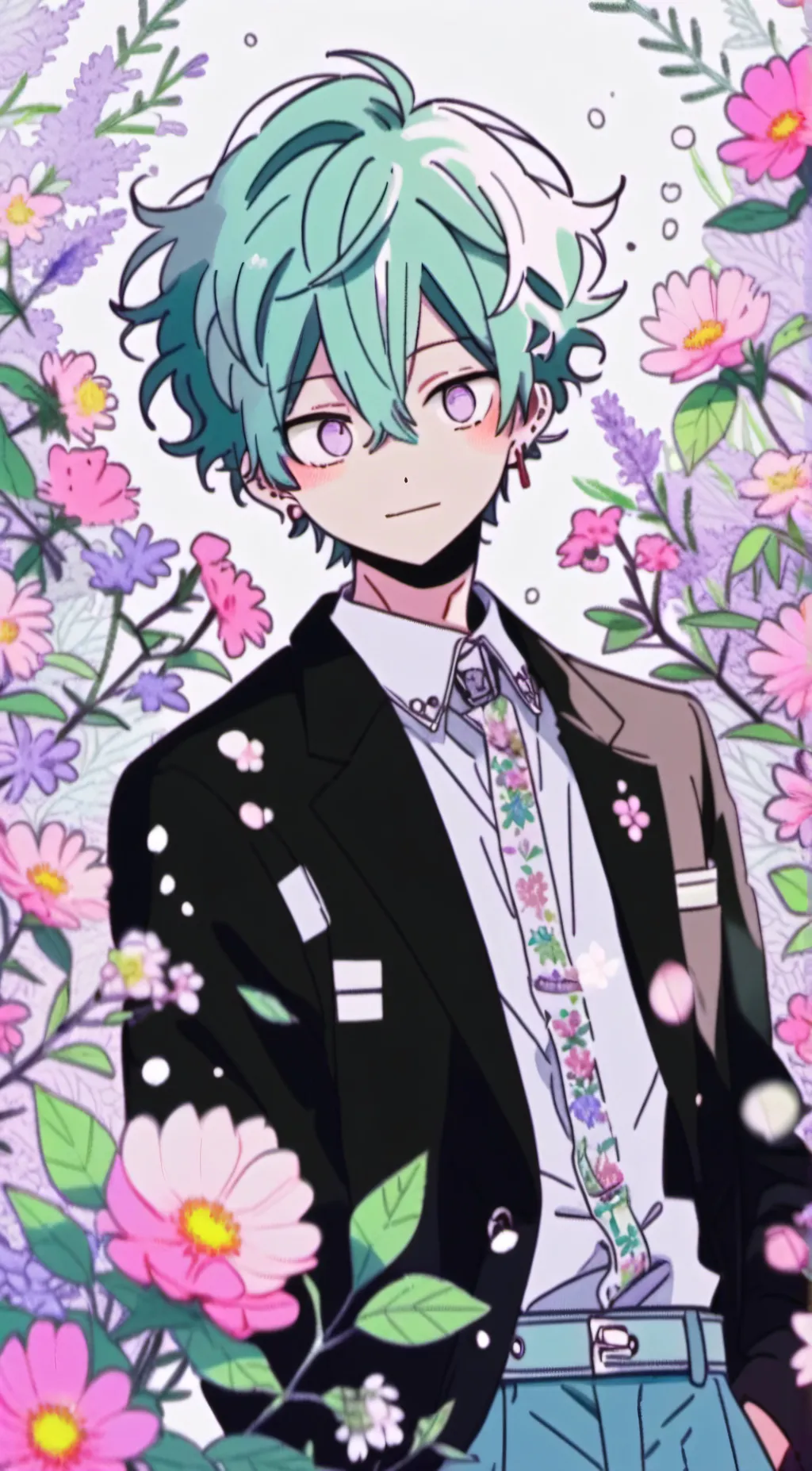 ai character: Todoroki  background