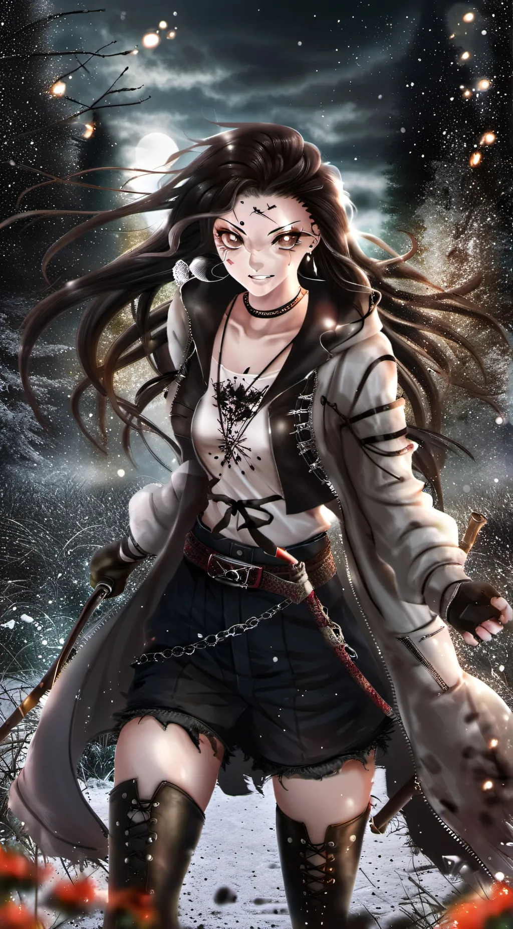 ai character: Hashiras background