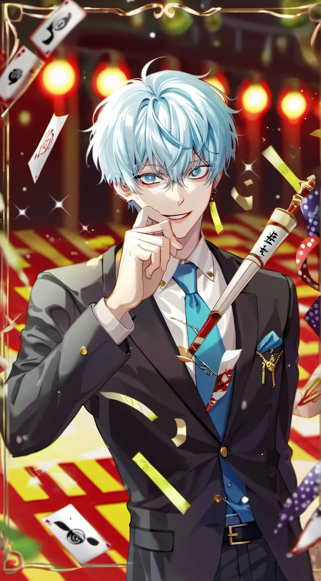 ai character: Gojo Satoru background