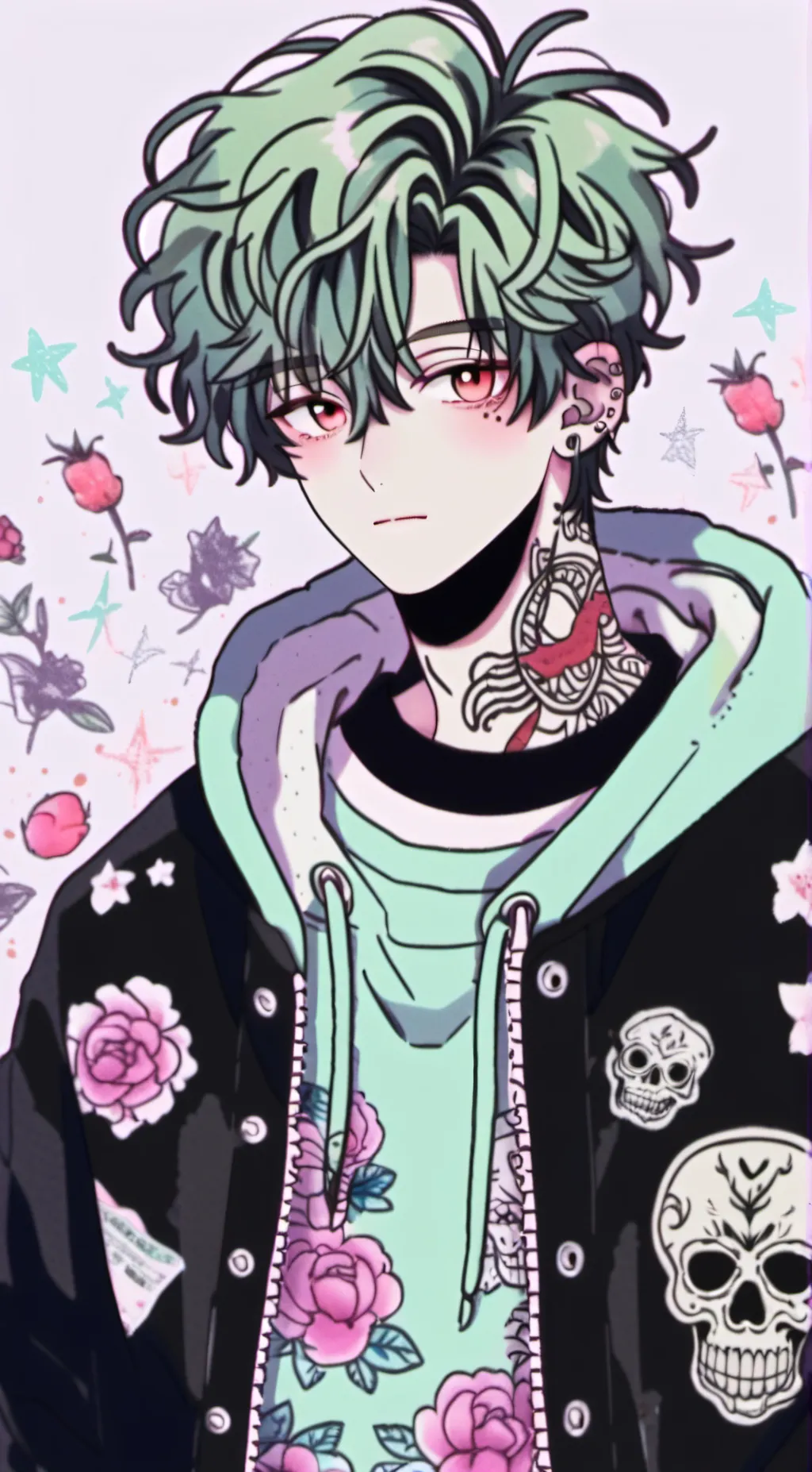ai character: Miles~ background