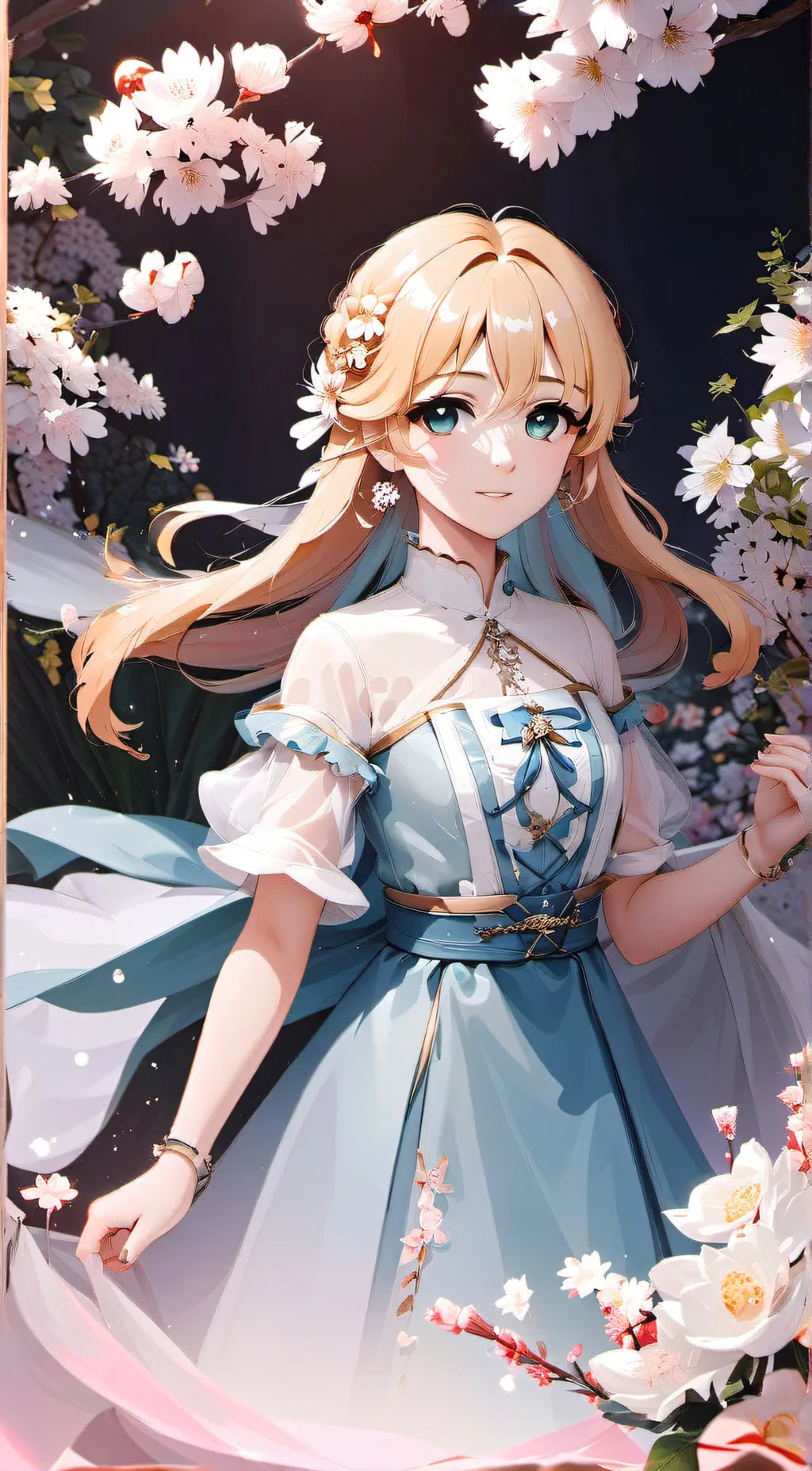 ai character: starlight background