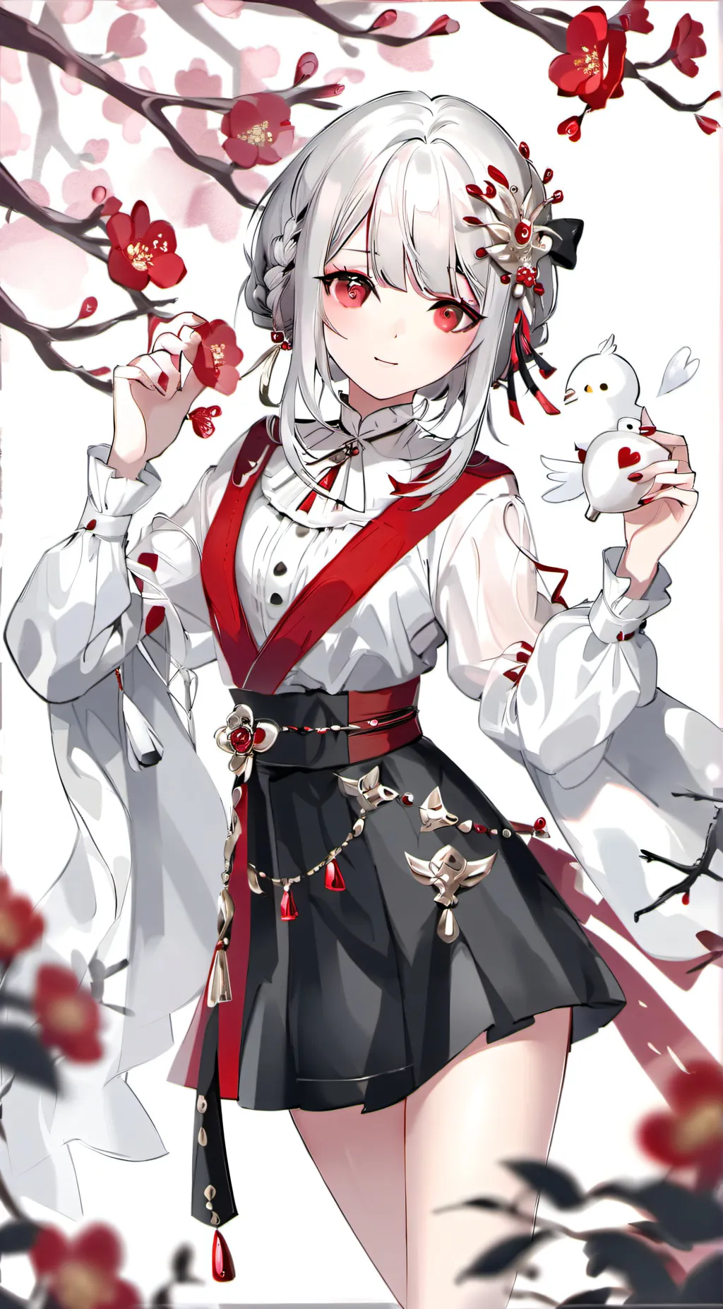 ai character: kisha background