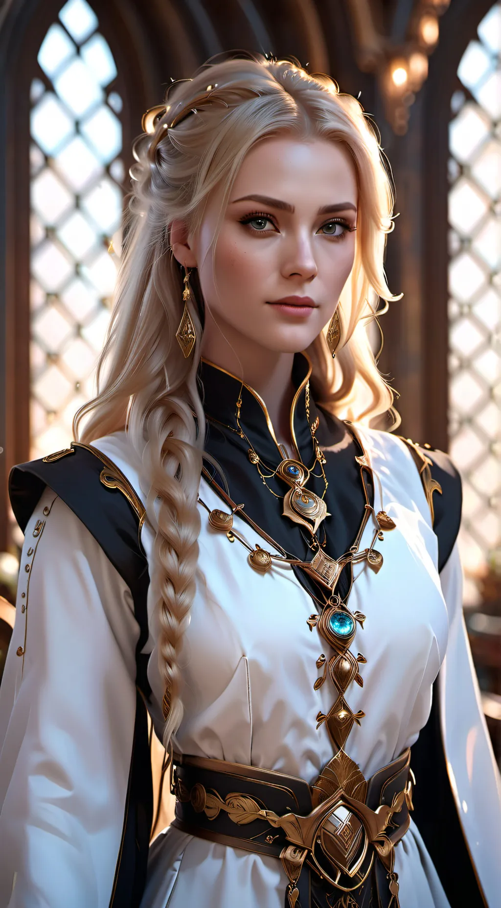 ai character: Luna background