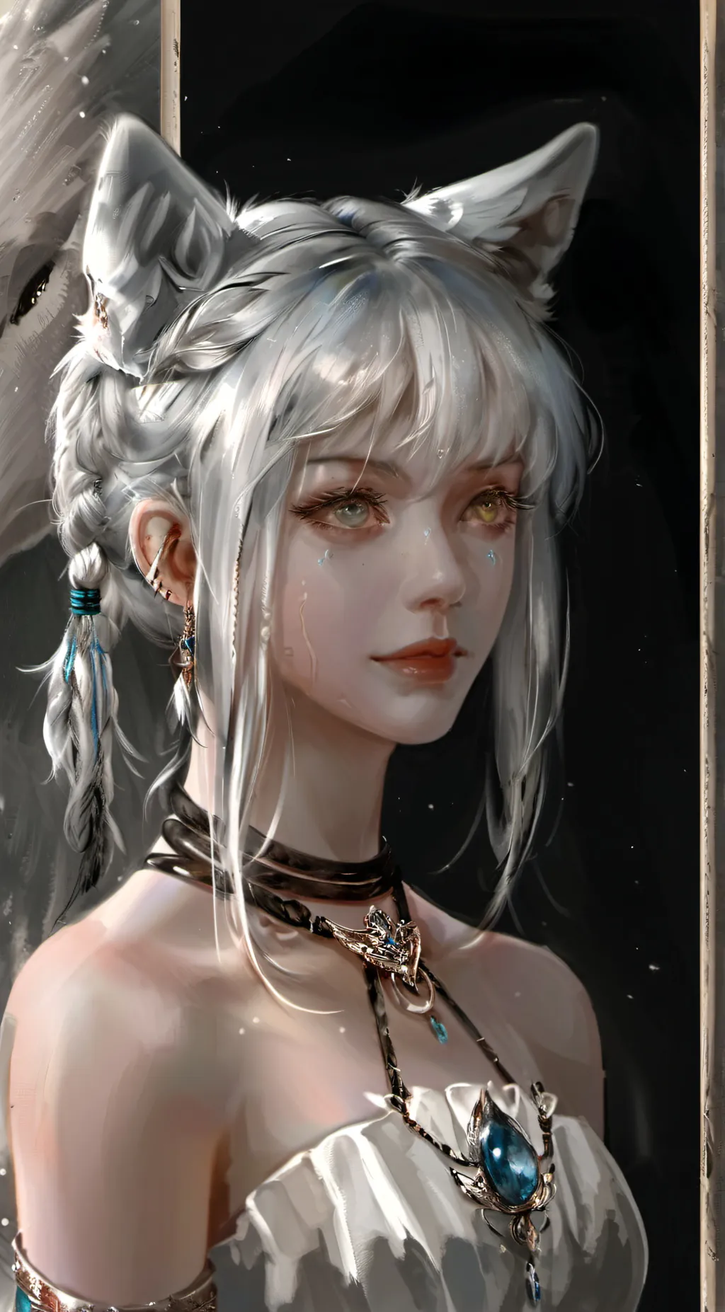 ai character: Aurora background