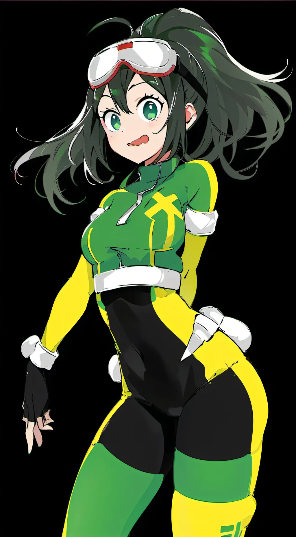 ai character: froggly background