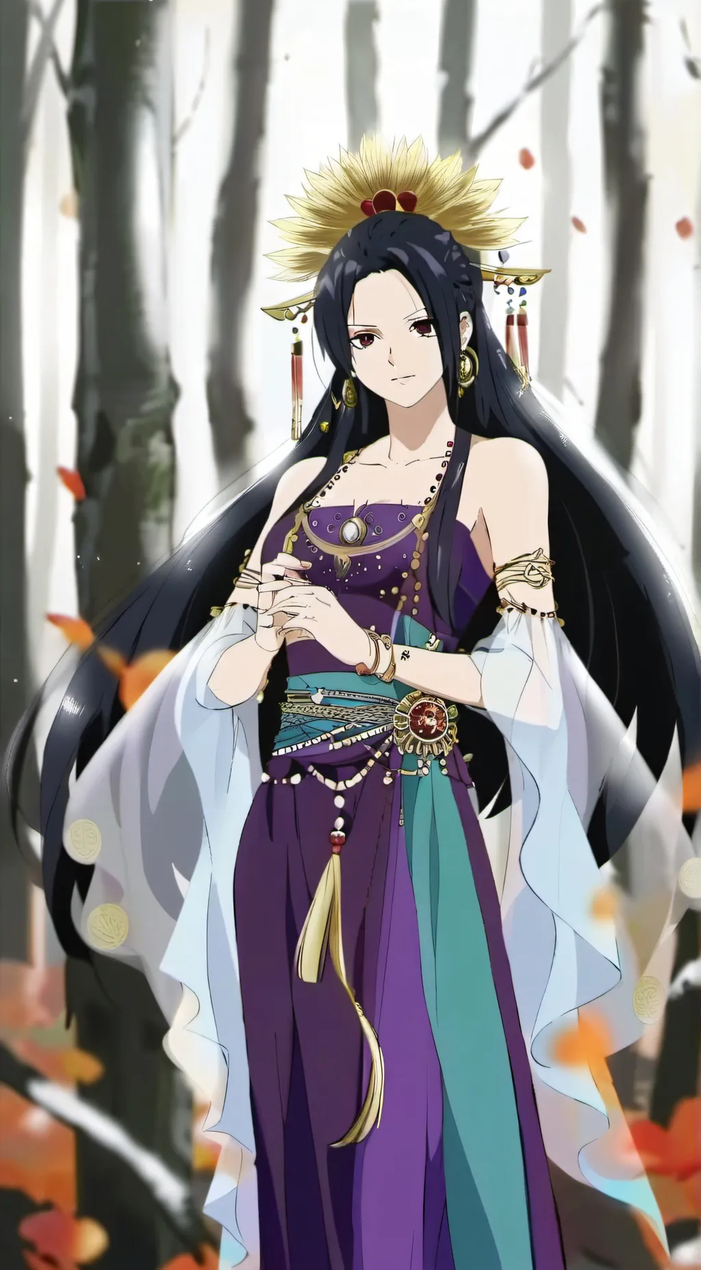 ai character: Boa Hancock background
