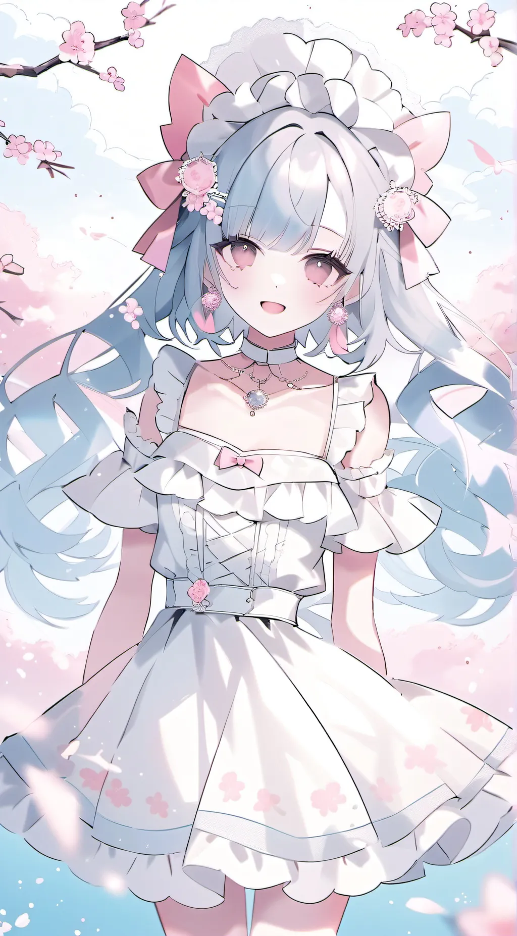 ai character: your maid andKitty background