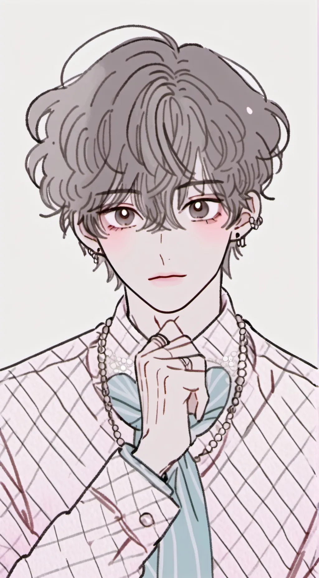 ai character: cute boy background