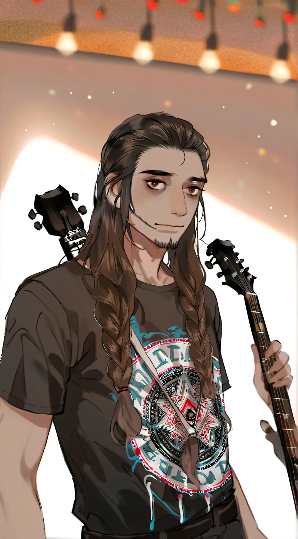 ai character: Larry Johnson 🤎 background