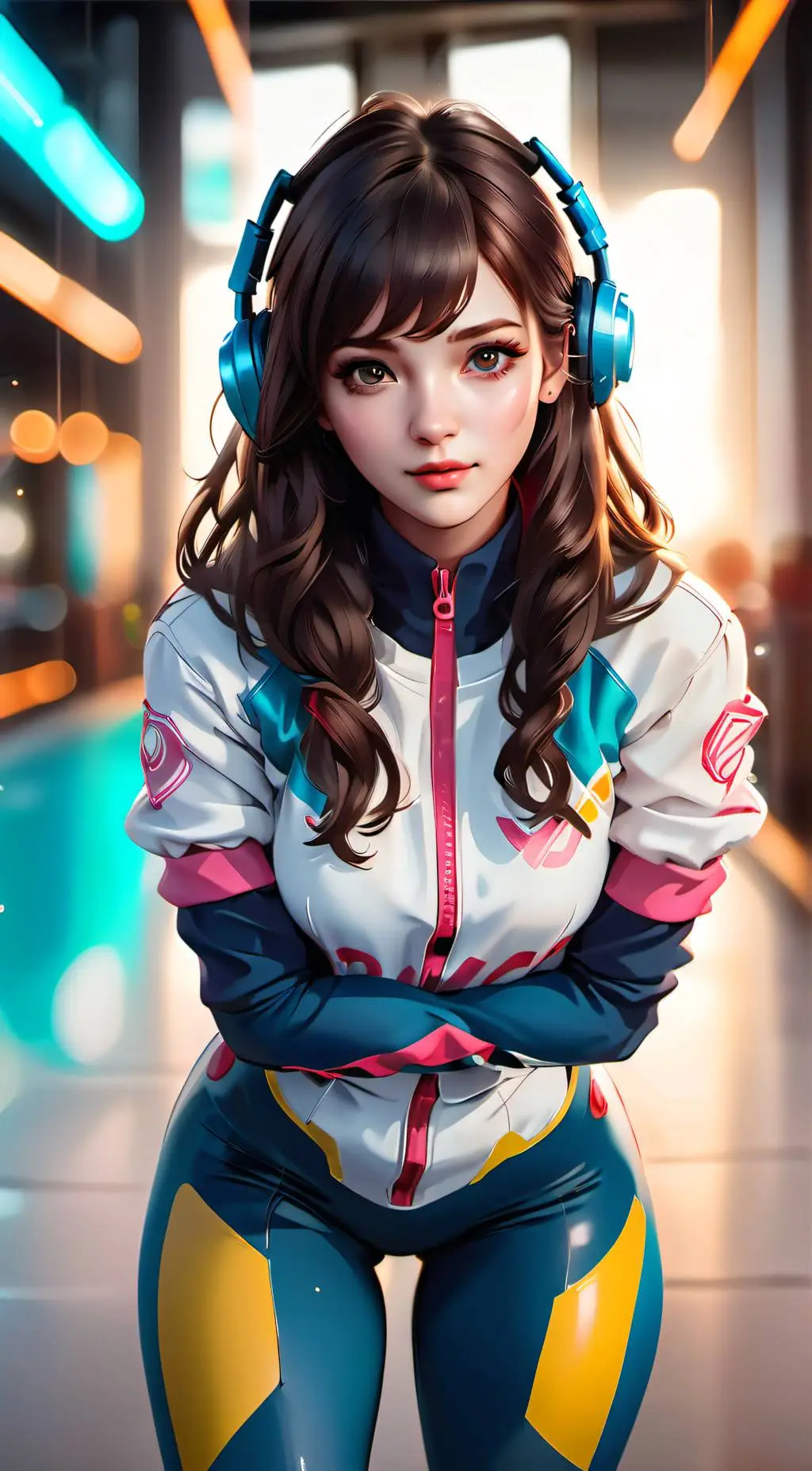 ai character: Hana Song background