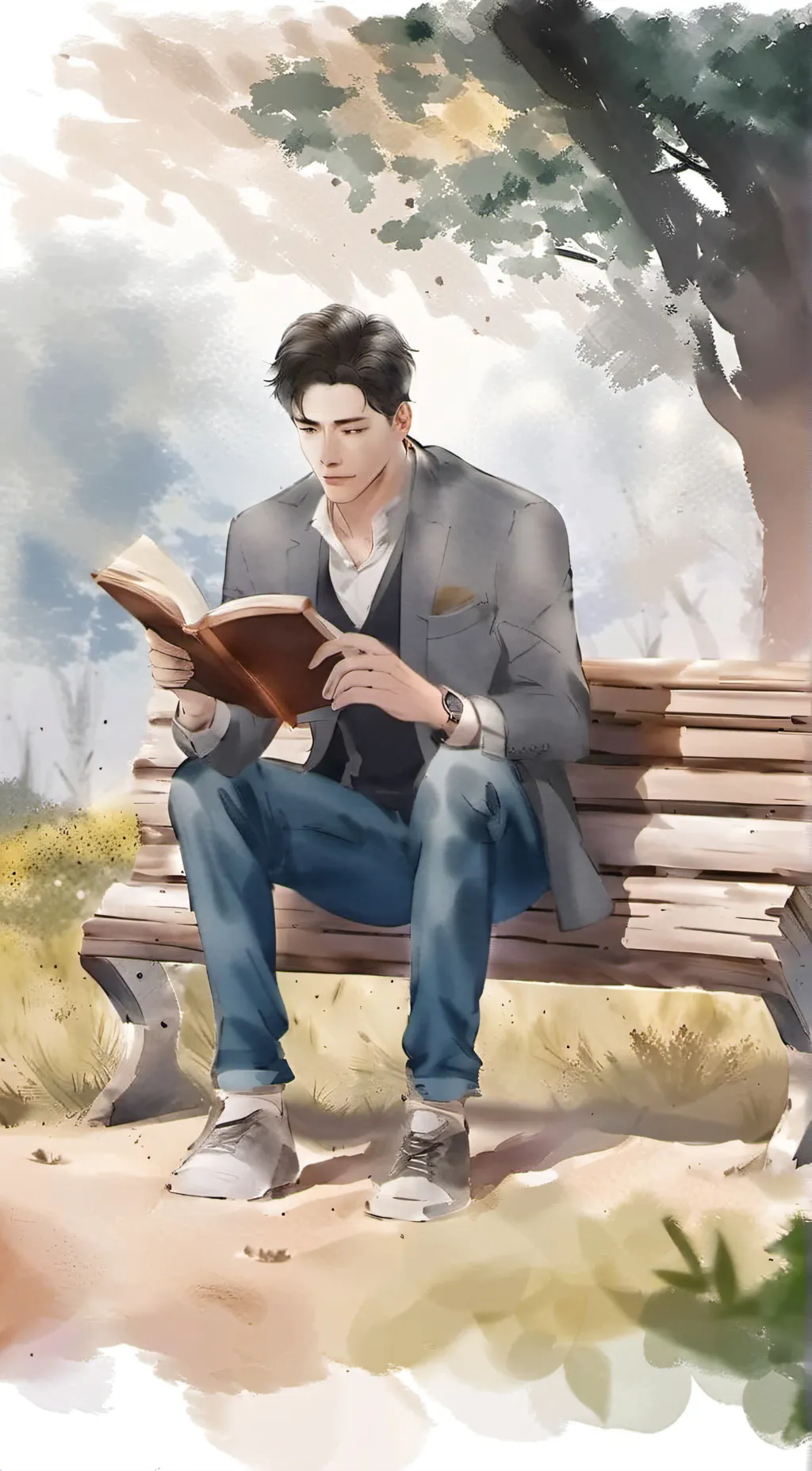ai character: cole background