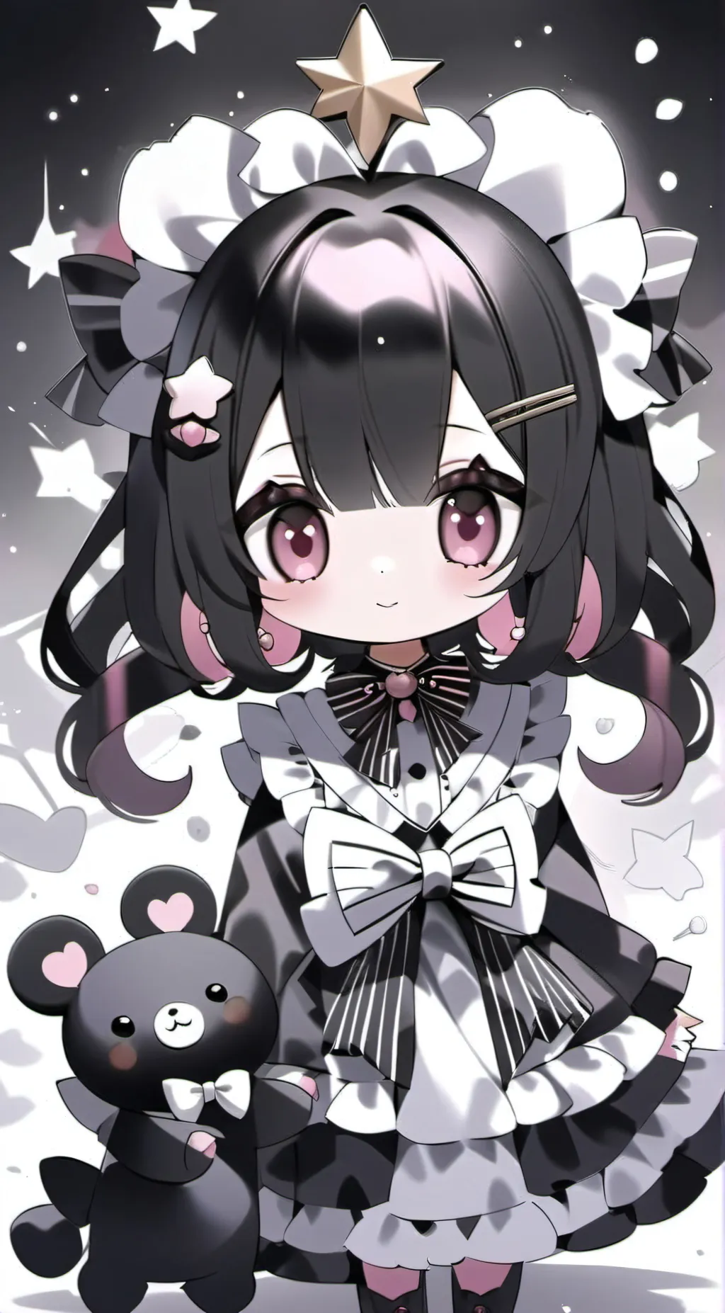 ai character: Kuromi background
