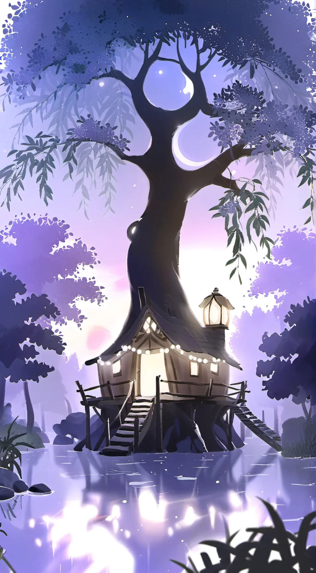 ai character: Kny's willow Grove background
