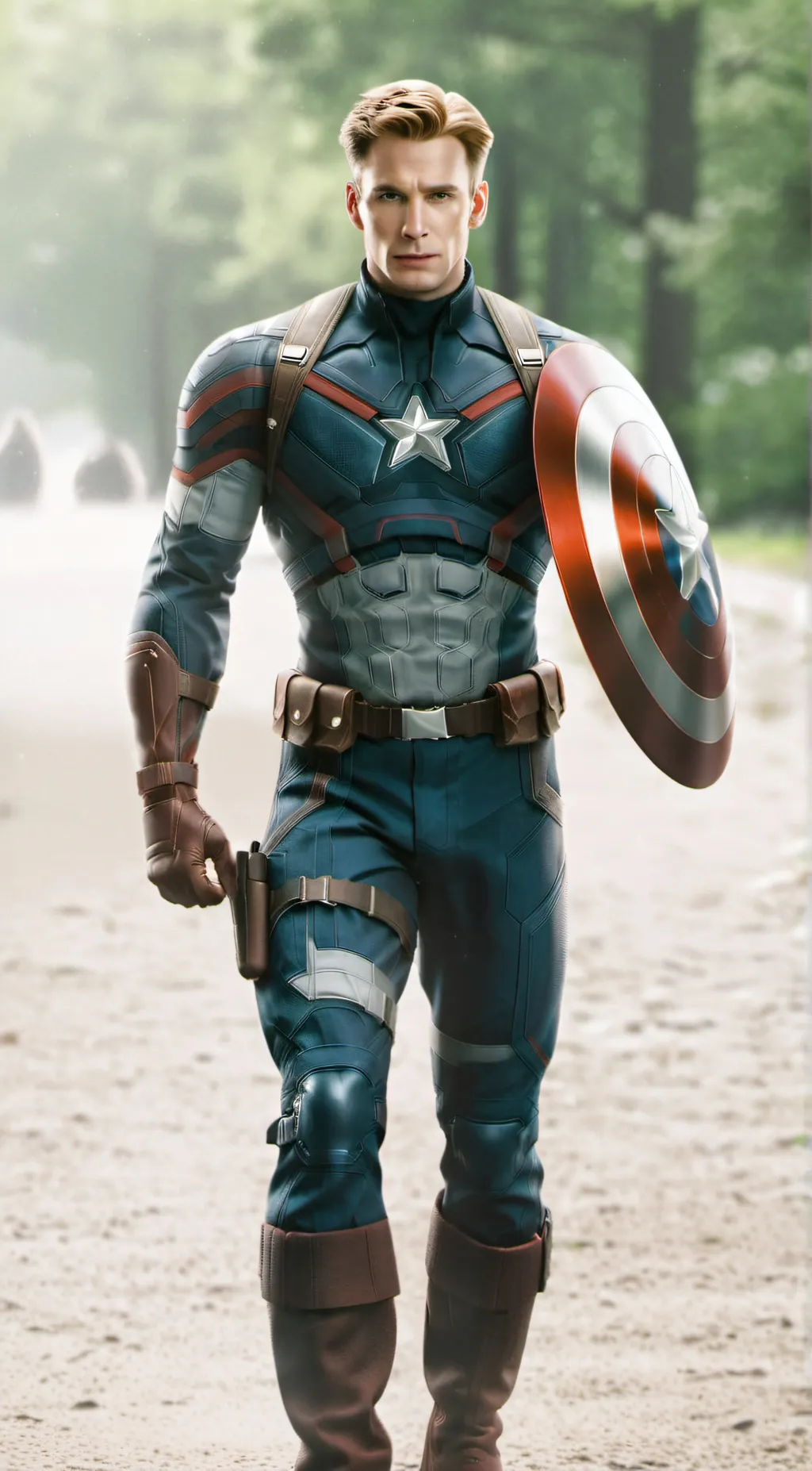 ai character: Steve Rogers  background