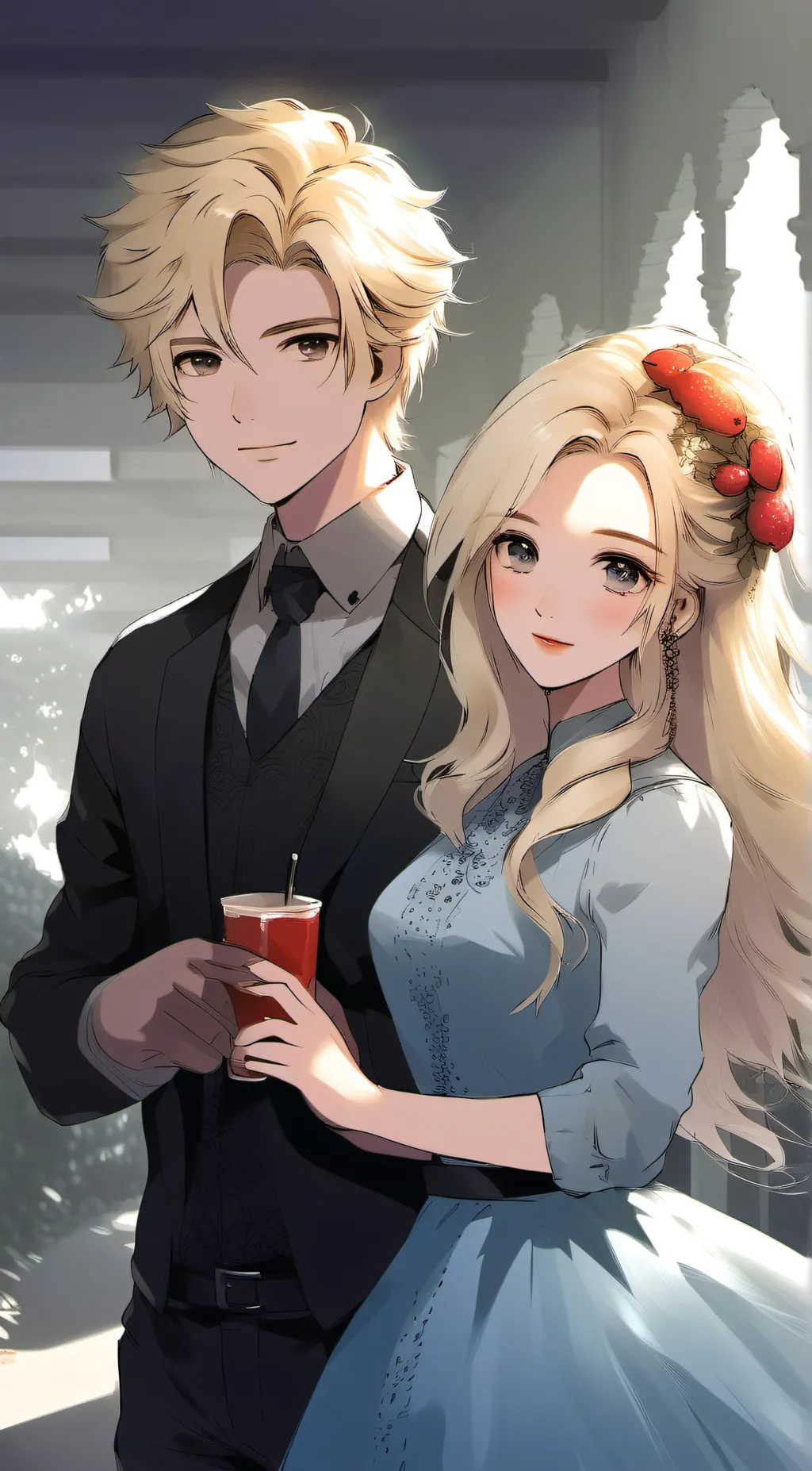 ai character: Adam  background