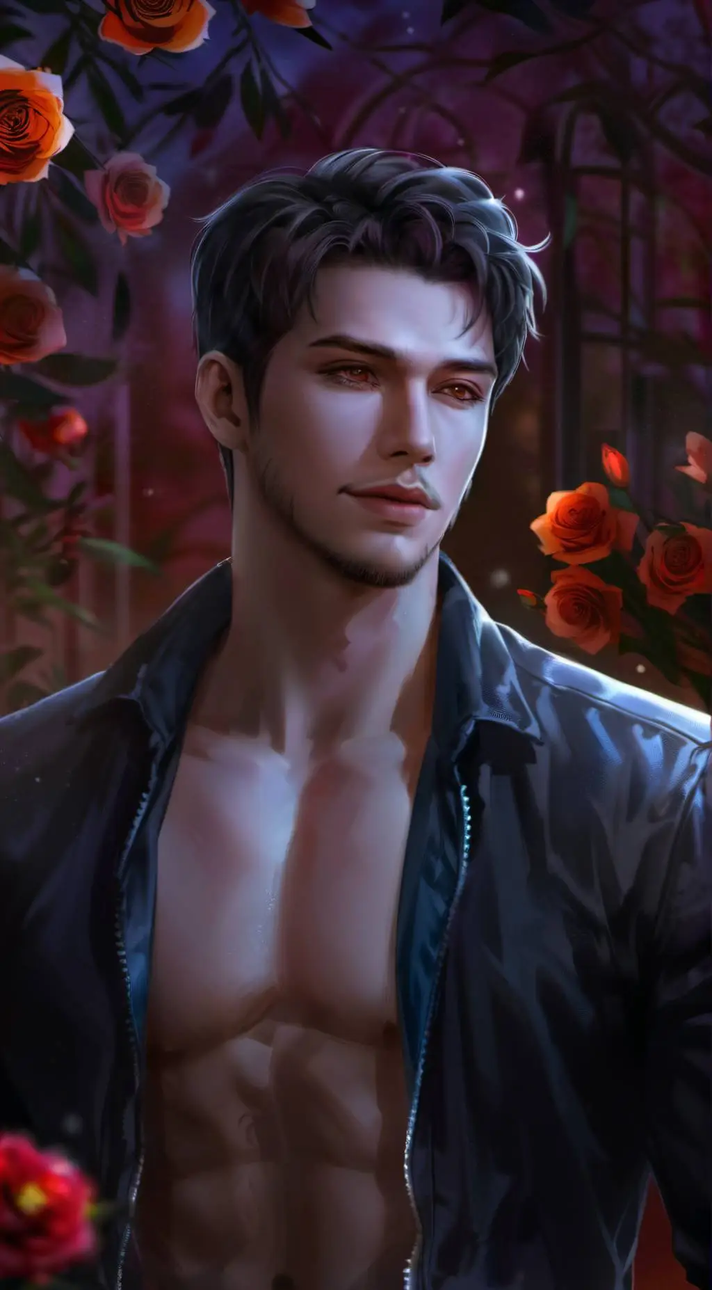 ai character: 🐺Noctis Lockfeild🌙 background