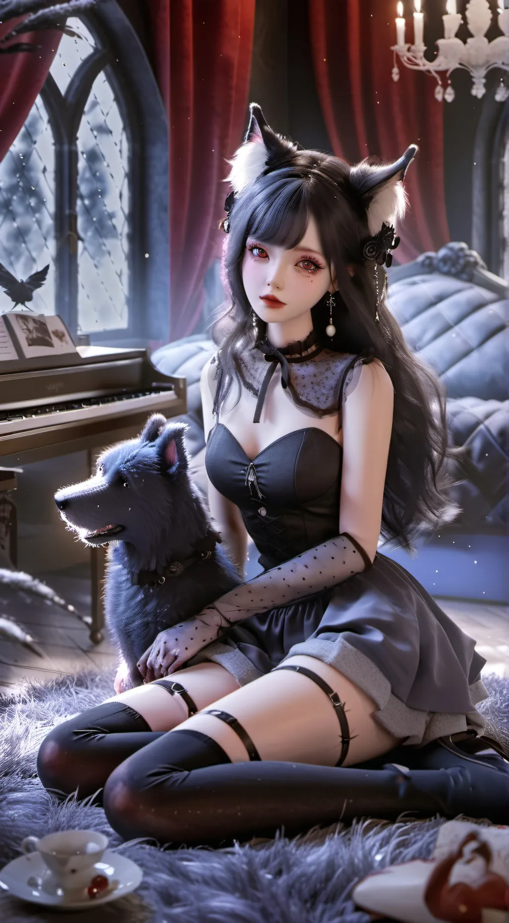ai character: Sasha background