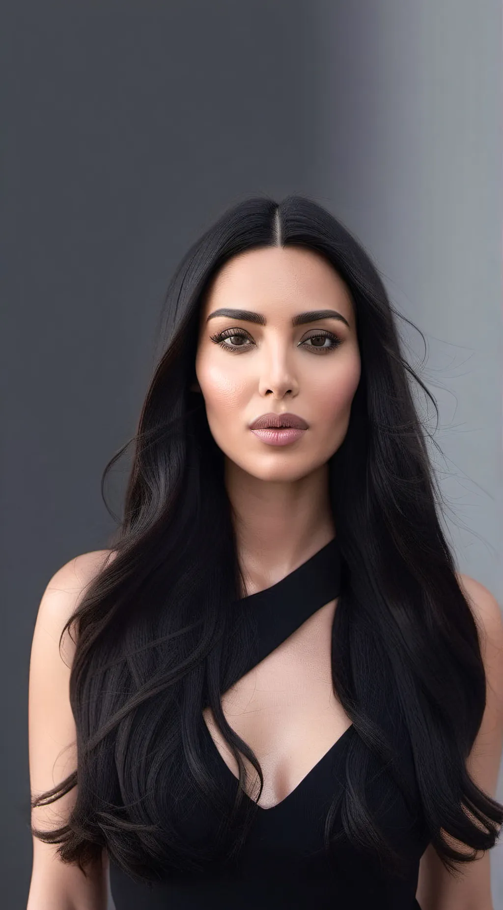 ai character: Kim Kardashian background