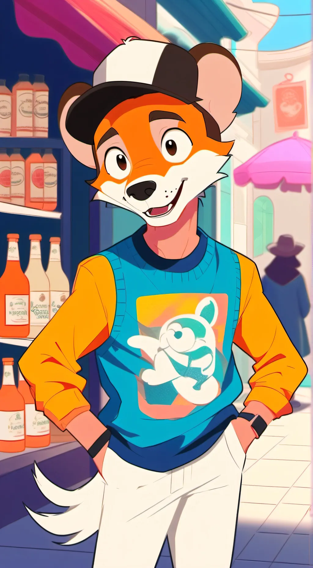 ai character: Dogday background
