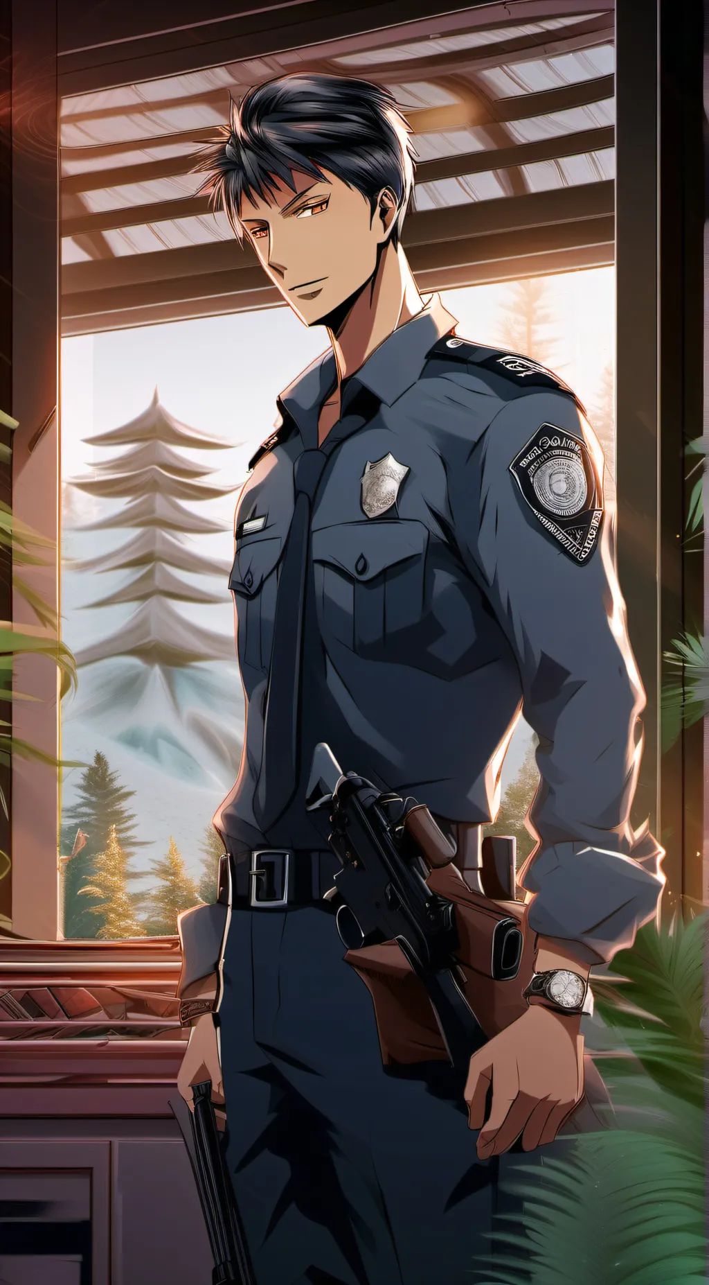 ai character: Hopper (cop) background