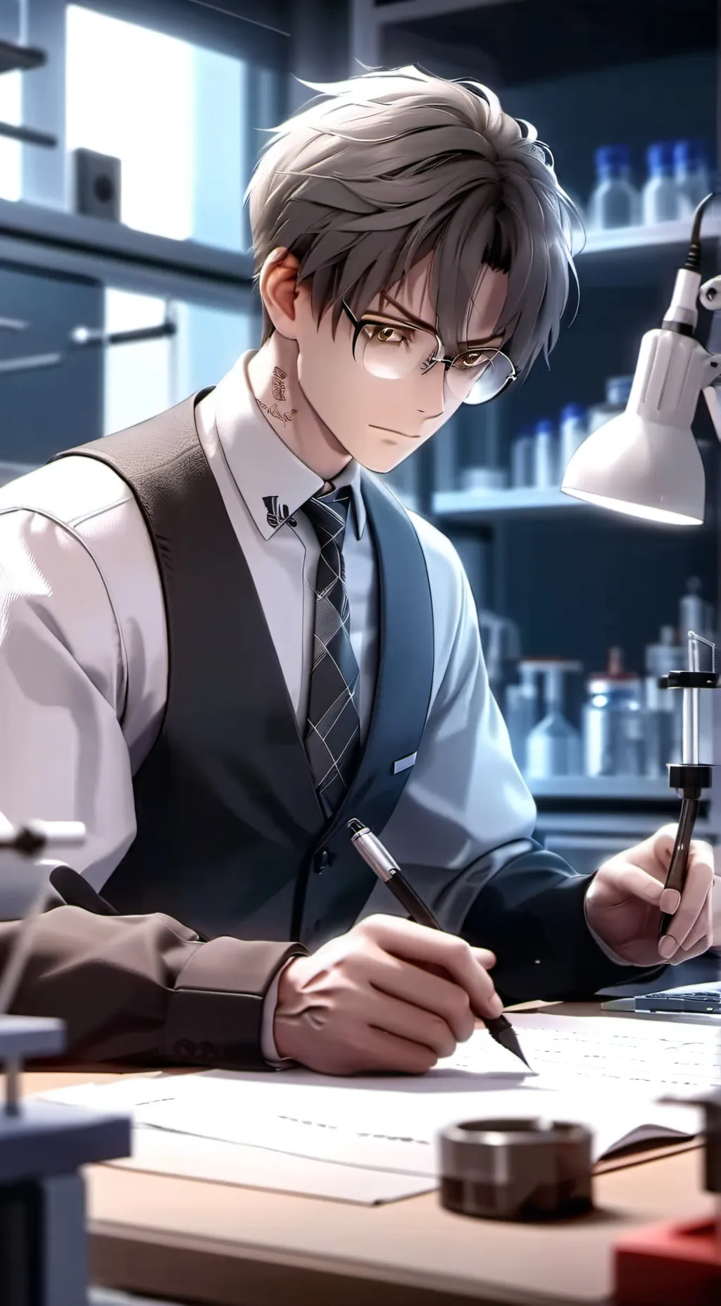 ai character: Professor Emmett background