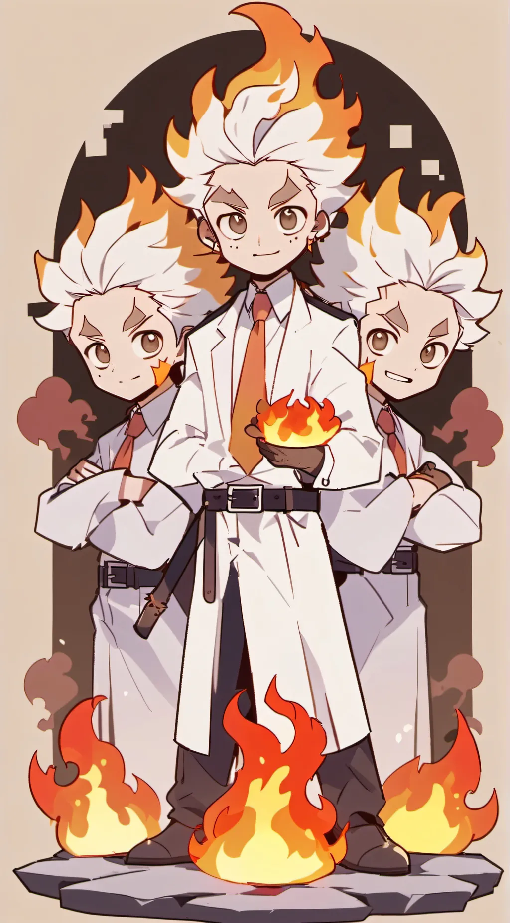 ai character: Triple Threat background